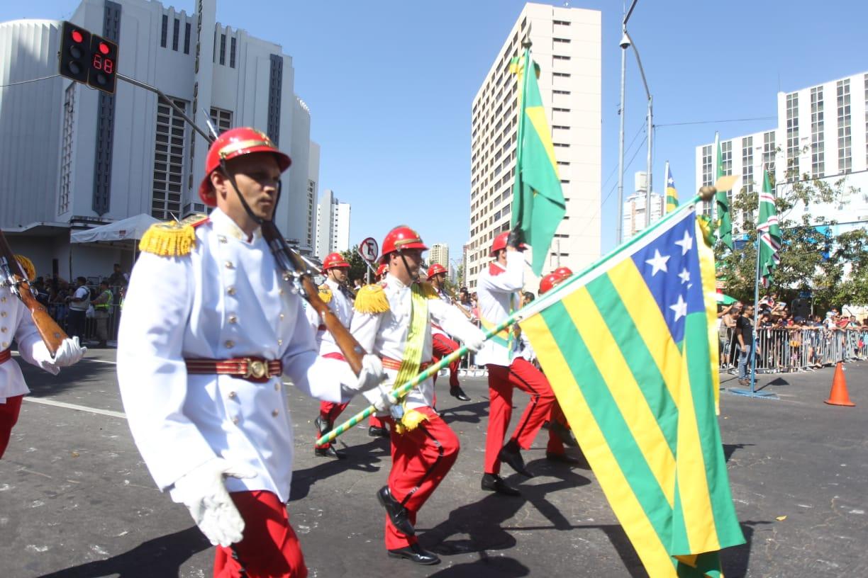 Goiânia realiza desfile cívico de 7 de Setembro com alterações no trânsito