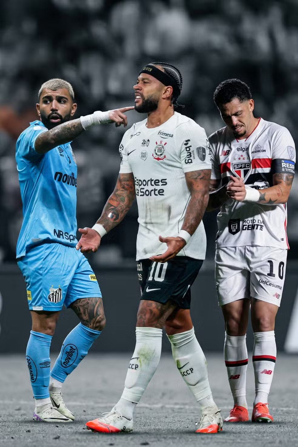Corinthians, Santos e São Paulo chegam à reta final de 2026 sob pressão dentro e fora de campo