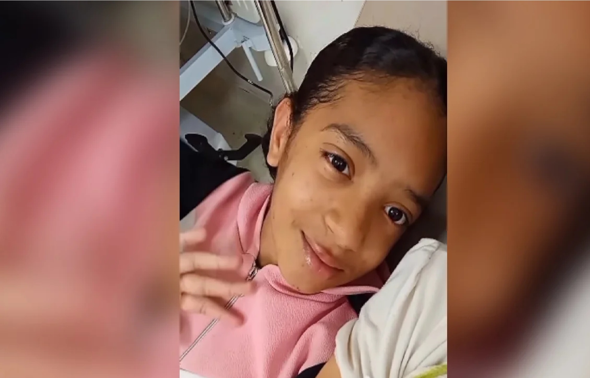 Menina de 12 anos atacada por abelhas agradece carinho recebido enquanto se recupera no hospital