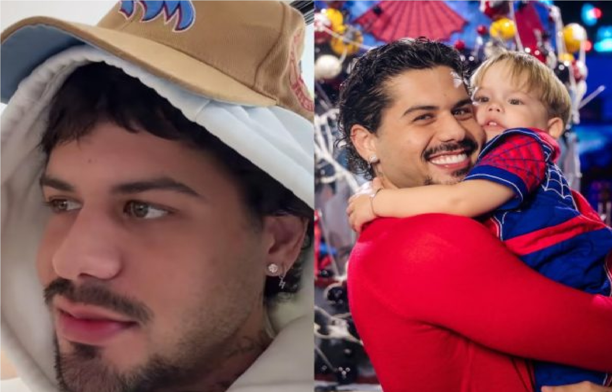 Zé Felipe relata susto após acidente de filho, José Leonardo