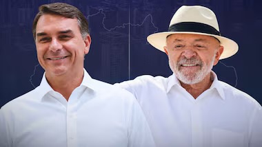 Flávio Bolsonaro lidera com 52,8% contra 47,2% de Lula em votos válidos, aponta AtlasIntel